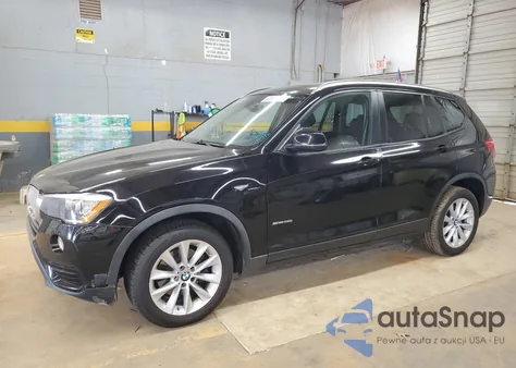 2017 BMW X3 Sdrive28I из США, поврежденный, VIN 5UXWZ7C35H0X40443